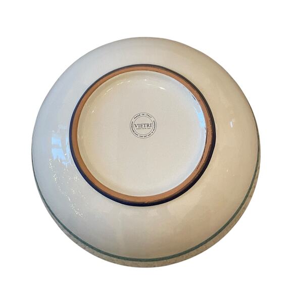 VIETRI Frutti Grapes Large Serving Bowl Hand Painted Pottery in Italy New - Picture 10 of 16